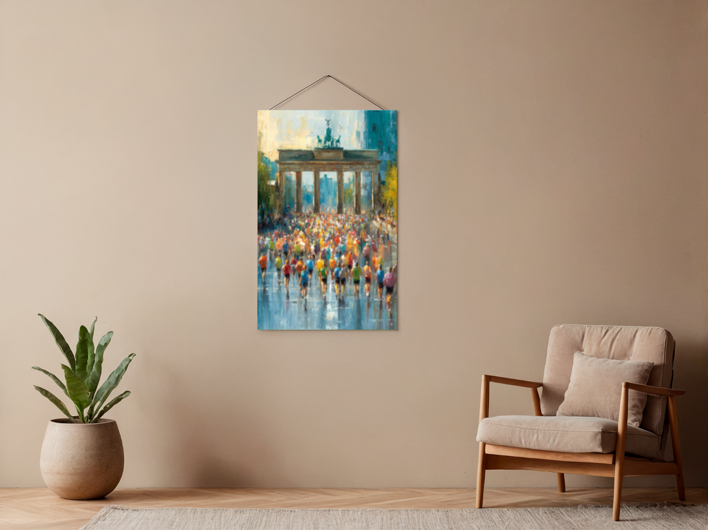 Malen nach Zahlen – Marathonläufer