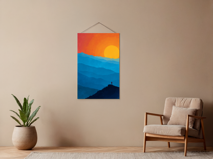 Malen nach Zahlen – Trail Runner auf dem Grat