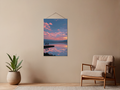 Malen nach Zahlen – Abendjogger am See