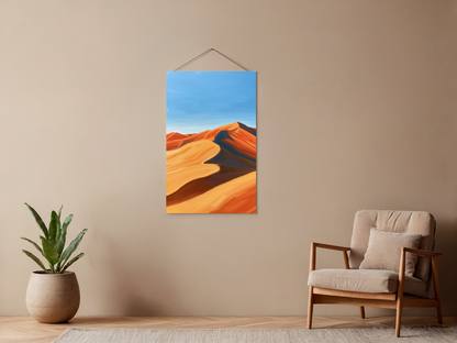 Paint by Numbers Set “Smooth Orange Sand Dunes” – 30x40 cm – 24 Colors