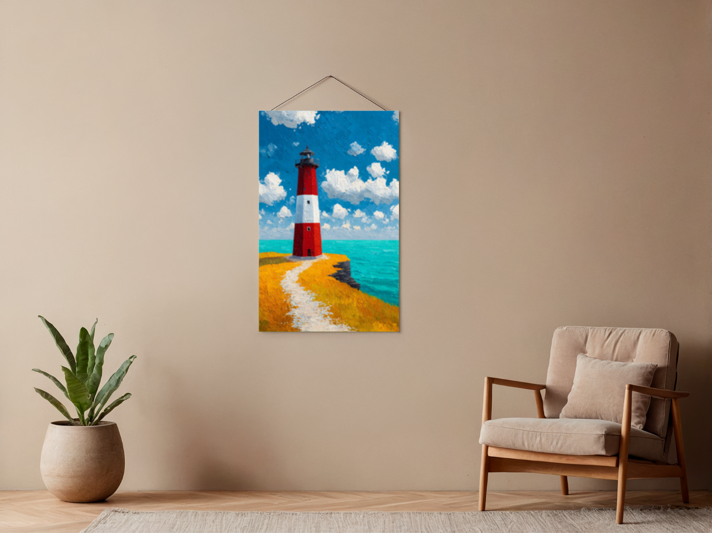 Paint by numbers – Lighthouse on the cliff