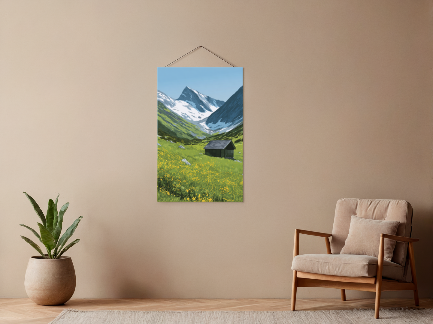 Paint by Numbers – Green Alpine Meadow