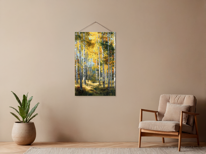 Paint by Numbers – Dense Birch Forest