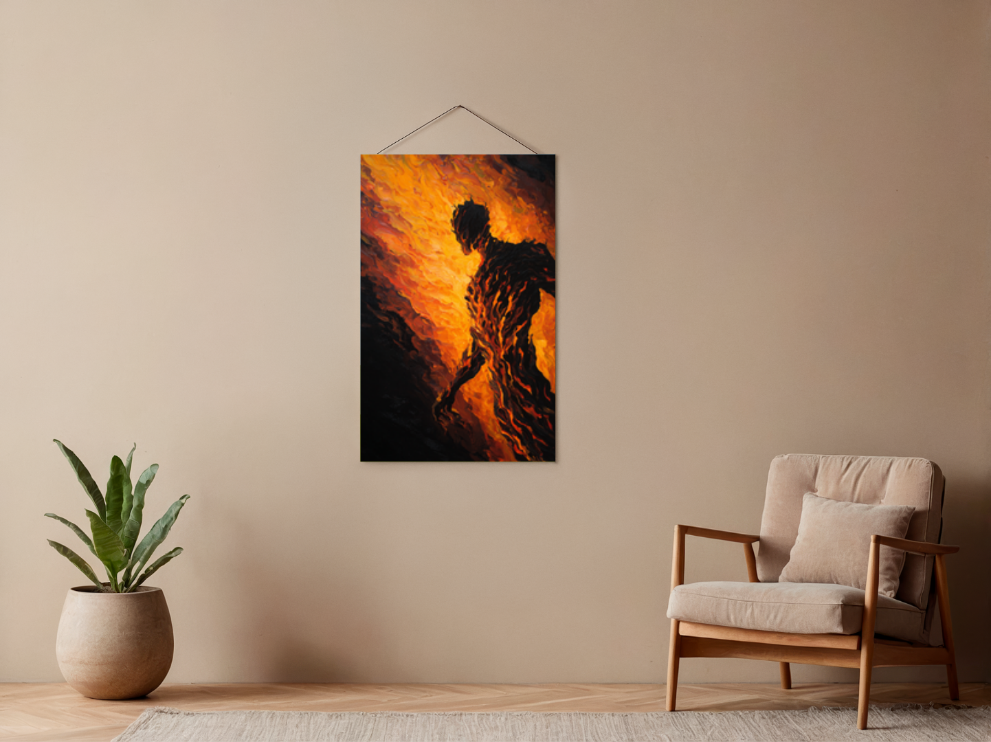 Paint by Numbers – Fire Elemental
