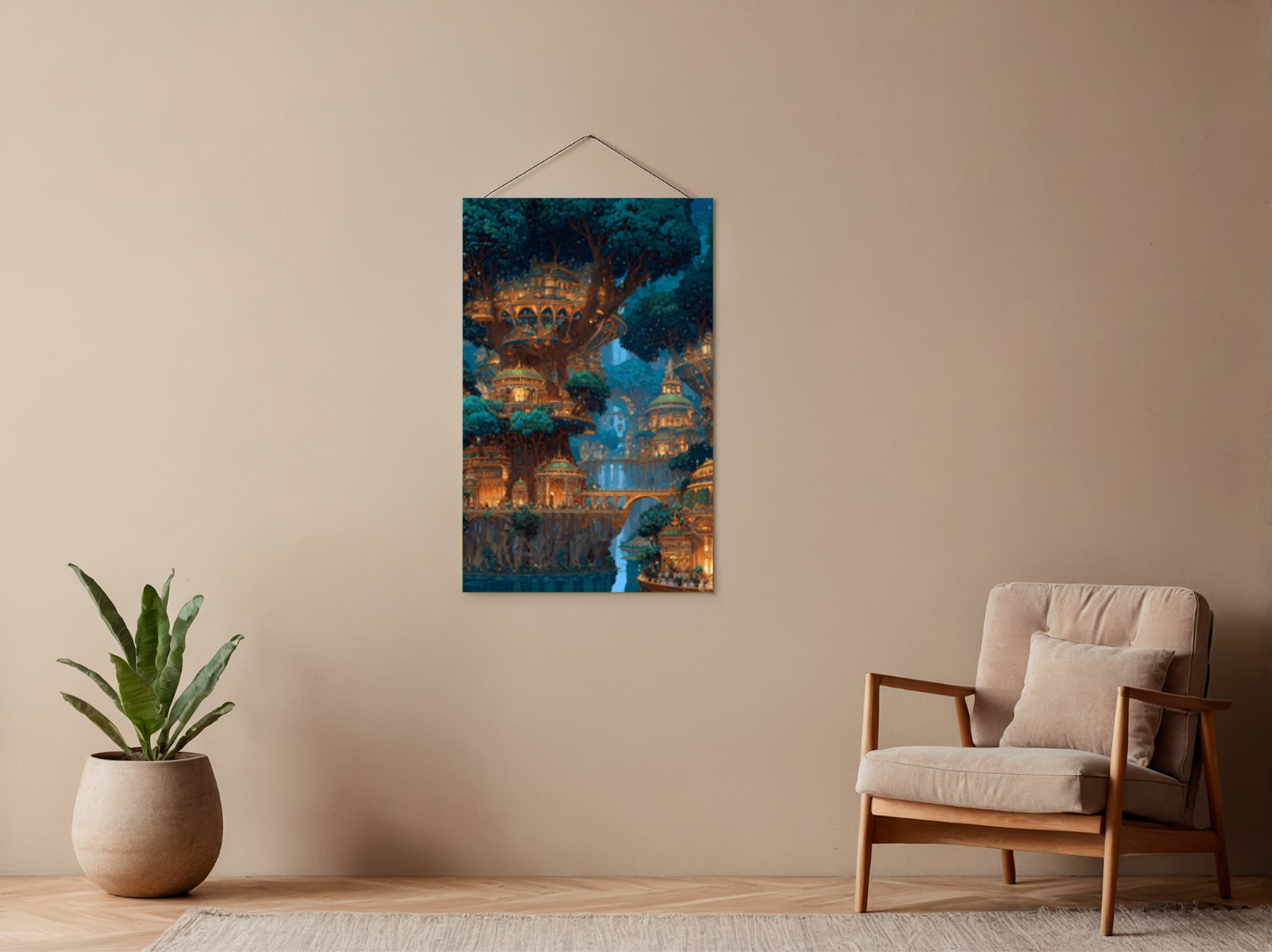 Paint by Numbers – Luminous Tree City