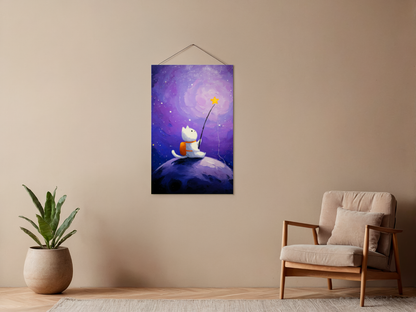 Paint by numbers – Astronaut cat on the moon
