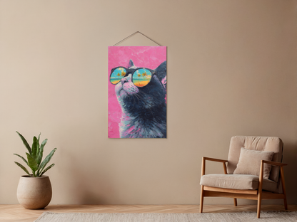 Paint by Numbers – Cool Cat with Sunglasses