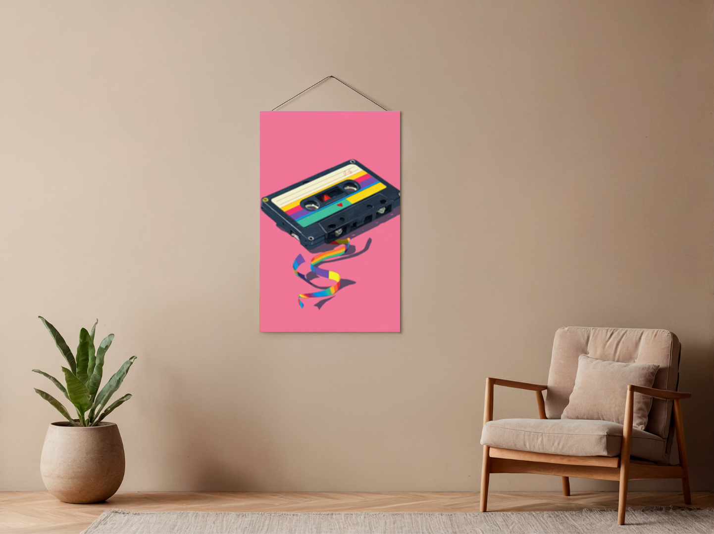 Paint by Numbers – Vintage Music Cassette