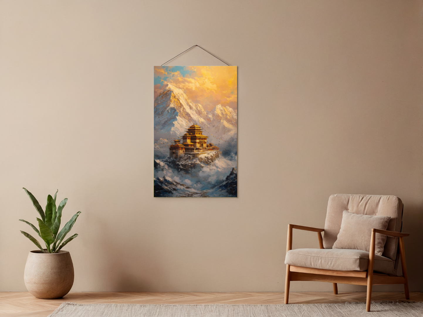 Paint by Numbers – Golden Temple in the Snow