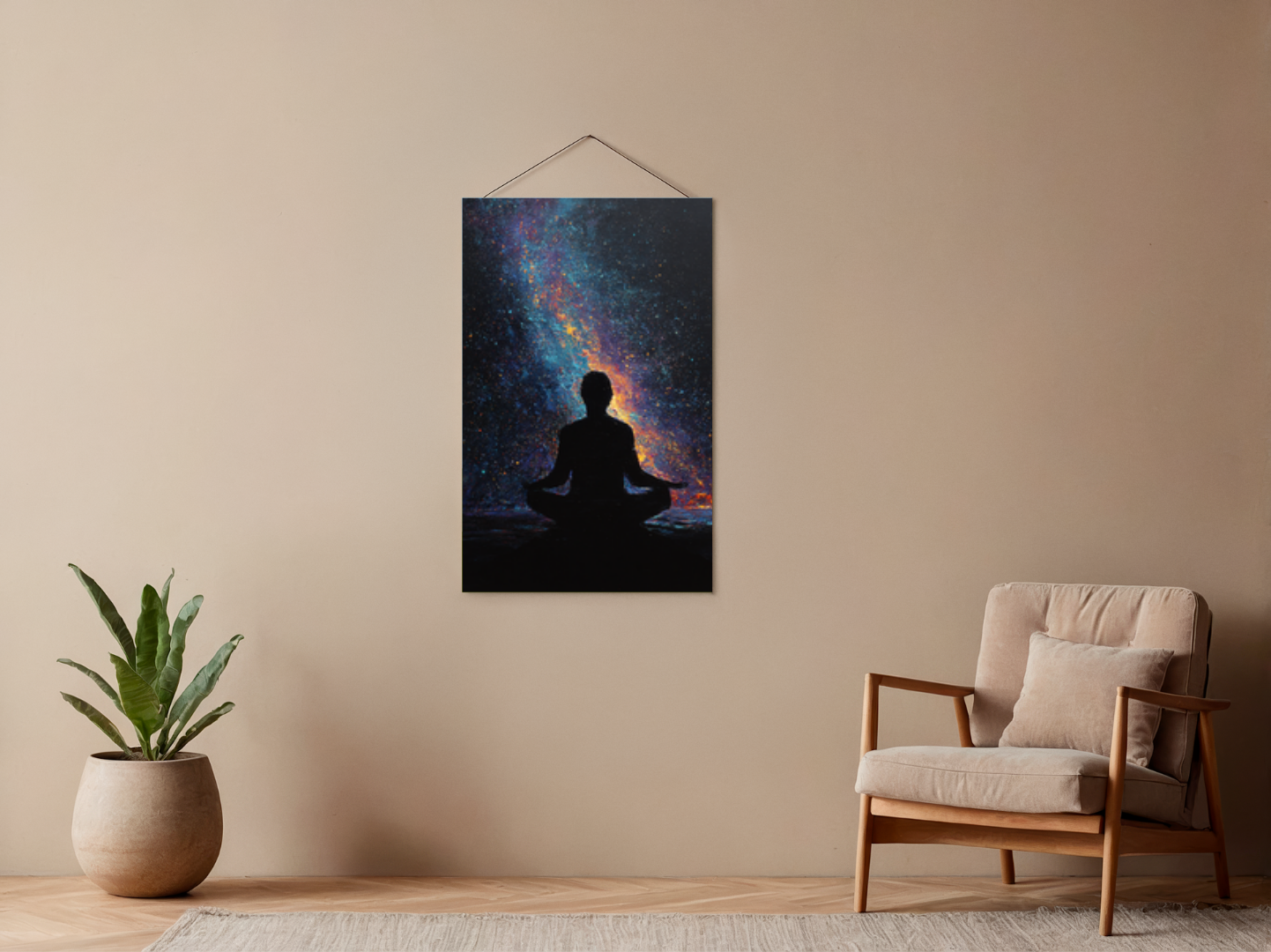 Paint by Numbers – Meditation Silhouette