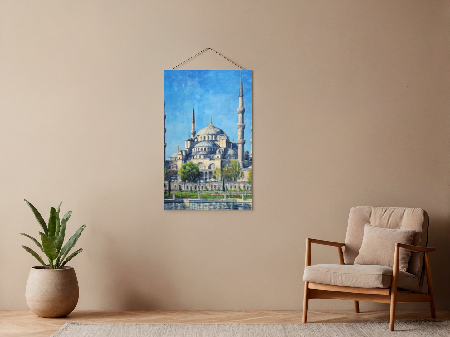 Malen nach Zahlen – Blaue Moschee Istanbul
