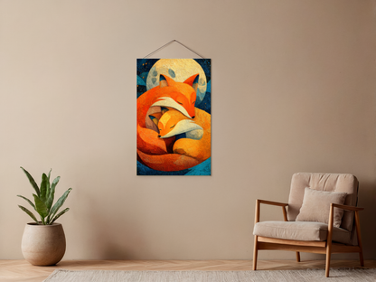 Paint by Numbers - Foxes in Moonlight