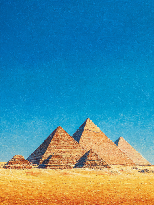 Malen nach Zahlen – Pyramiden von Gizeh