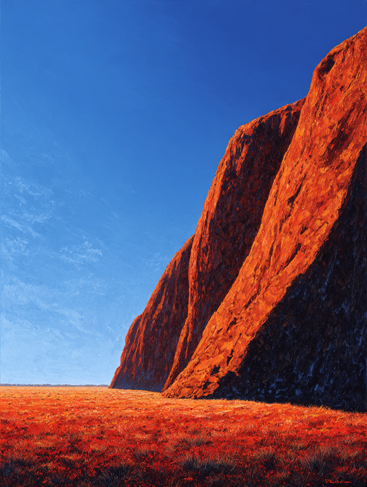 Malen nach Zahlen – Uluru im Outback