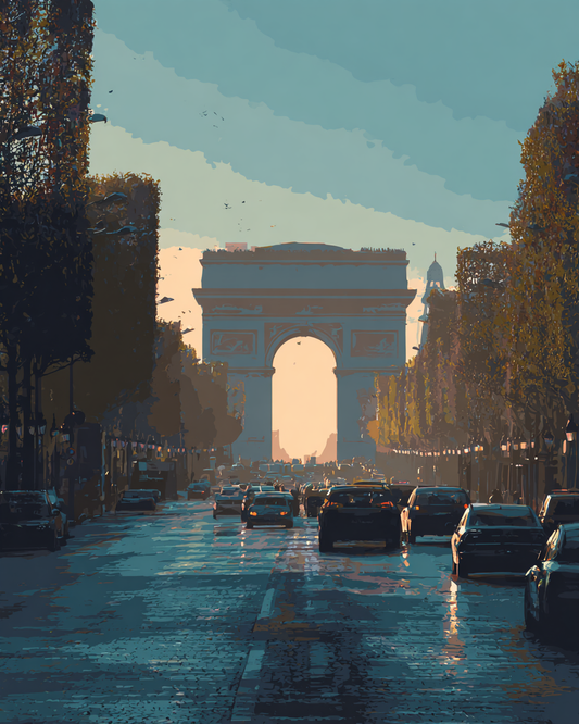 Paint by Numbers – Arc de Triomphe Paris