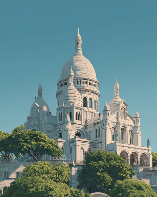 Paint by Numbers – Sacré-Cœur Montmartre