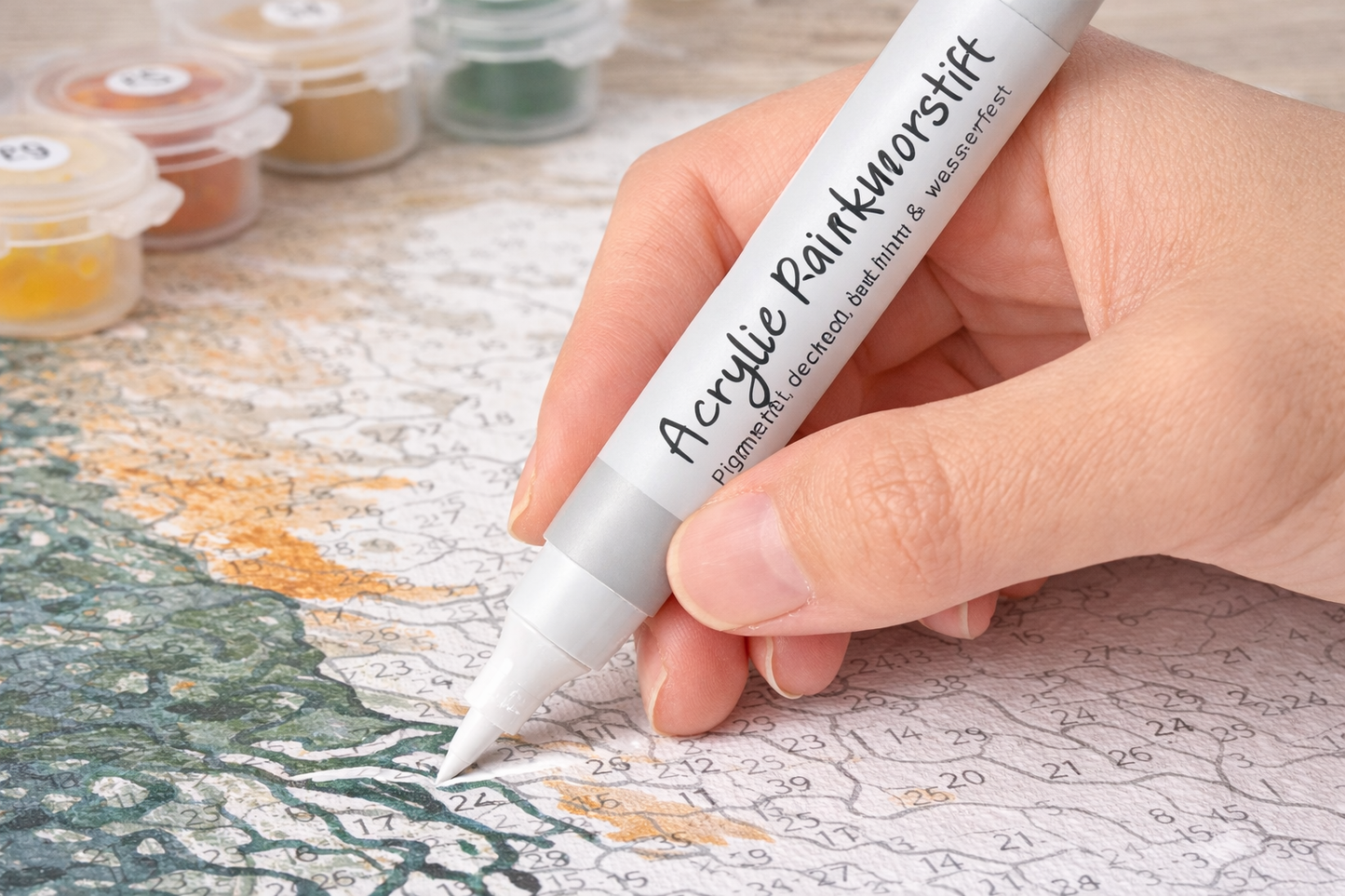 Acrylic Correction Pen – Acrylic Paint Marker for Paint by Numbers